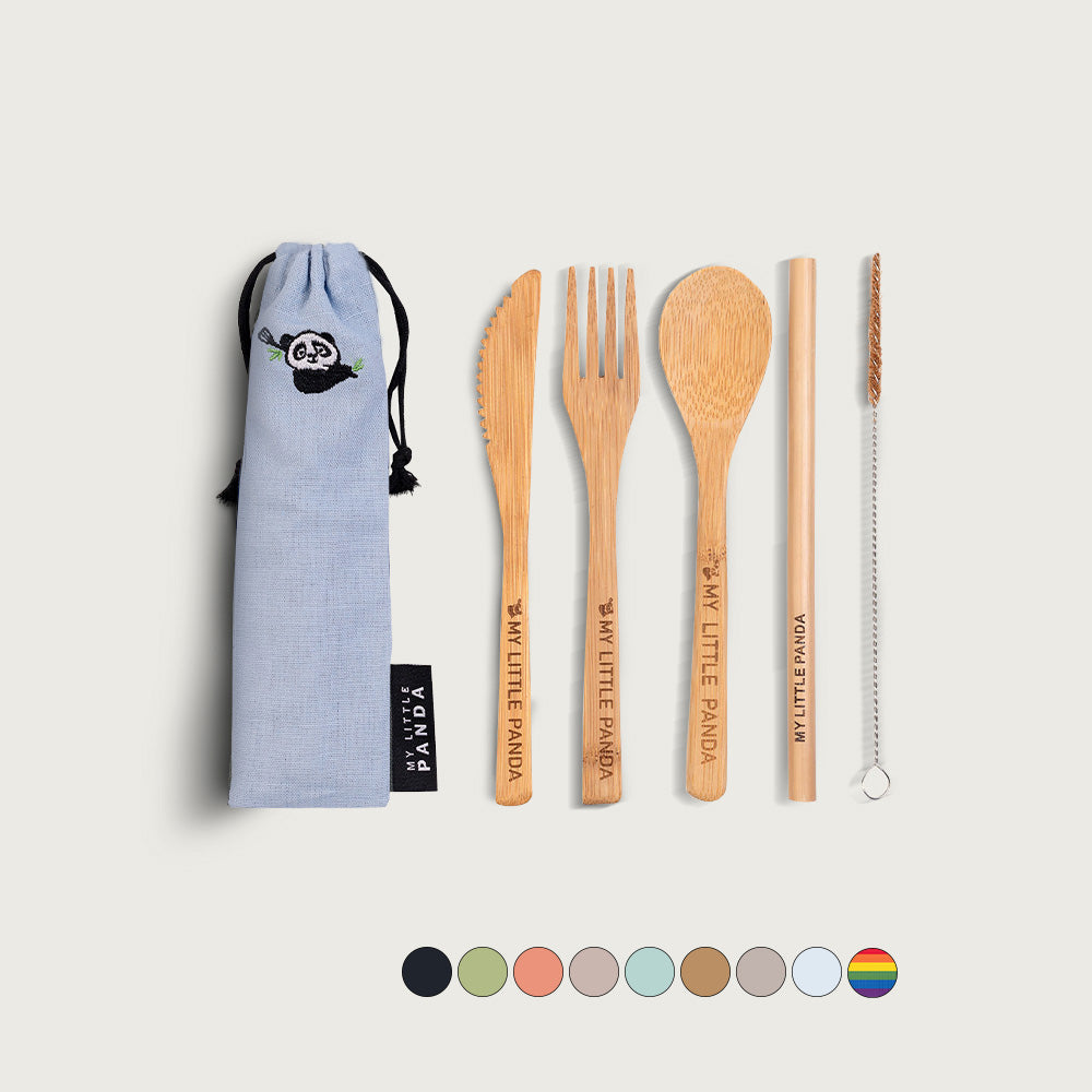 Compact Bamboo lunch set